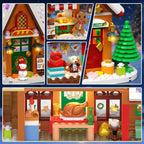 TERRAMUS Advent Calendar Gingerbread House Building Set, 24 Days Countdown Christmas Village Mini Bricks, Toys for Adults Teens Age 12+